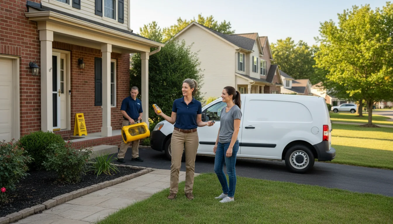 Water restoration image for Dehumidification And Cleanup Services in Argyle, MI